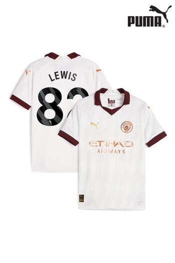Puma White Manchester City Away Shirt 2023-24 Kids (K91906) | £78