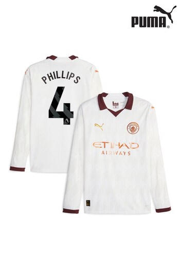 Puma White Manchester City Away Shirt 2023-24 (K91932) | £80