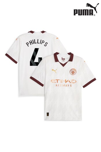 Puma White Manchester City Away Shirt 2023-24 (K91934) | £90
