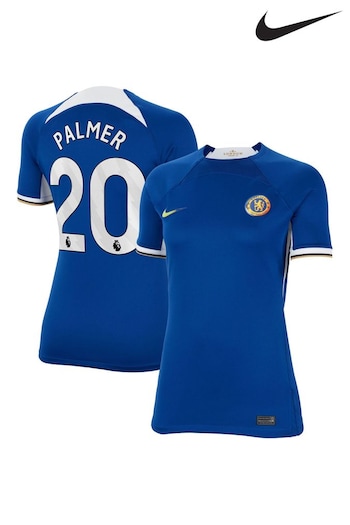 Nike alder Blue Chelsea Home Stadium Shirt 2023-24 Womens (K91944) | £98