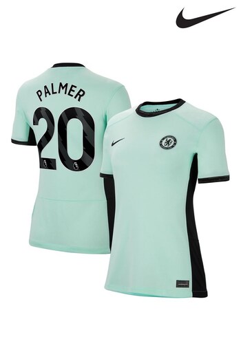 Nike Green Chelsea Third Stadium Shirt 2023-24 Womens (K91945) | £98
