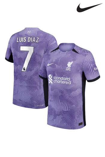 Nike Purple Dri-Fit Liverpool Third Adv Match Shirt 2023-24 (K92080) | £140