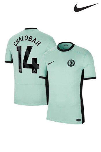 Nike Green Chelsea Third Stadium Shirt 2023-24 - Chalobah 14 (K92097) | £95