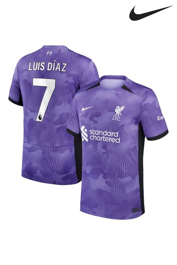 Nike Purple Liverpool Third Stadium Shirt 2023-24 (K92122) | £75