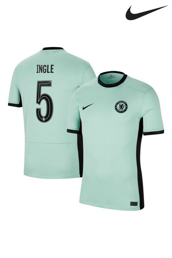 Nike Green Chelsea Third Stadium Shirt 2023-24 - Ingle 5 (K92132) | £95