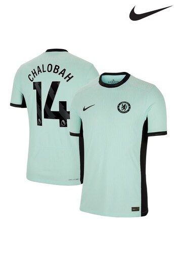 Nike flex Green Chelsea Third Vapor Match Shirt 2023-24 - Chalobah 14 (K92135) | £140