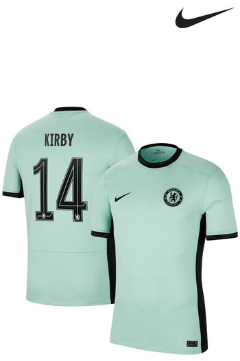 Nike Green Kirby - 14 Chelsea FC Stadium 23/24 Third Football Shirt (K92164) | £95