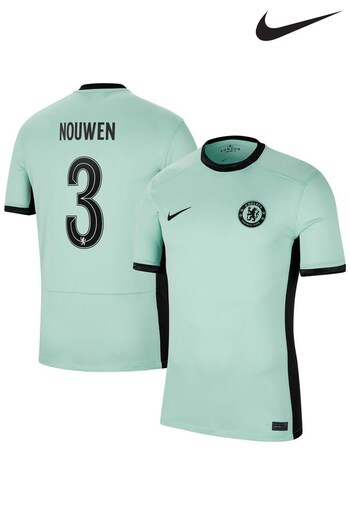 Nike Green Chelsea Third Stadium Shirt 2023-24 - Nouwen 3 (K92172) | £95