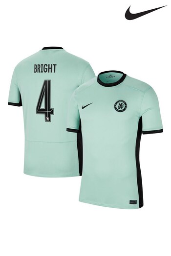 Nike Nikes Green Chelsea Third Stadium Shirt 2023-24 - Bright 4 (K92177) | £95