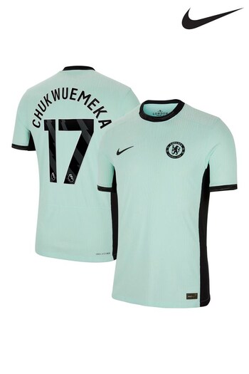 Nike Green Chelsea Third Vapor Match Shirt 2023-24 - Chukwuemeka 17 (K92183) | £140