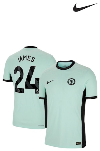 Nike Green Chelsea Third Vapor Match Shirt 2023-24 - James 24 (K92190) | £143
