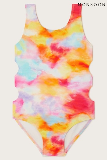 Monsoon Tie Dye Cutout Swimsuit (K92330) | £18 - £22