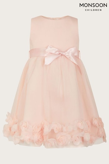 Monsoon Pink Baby Scuba Blossom Dress (K92336) | £45 - £50