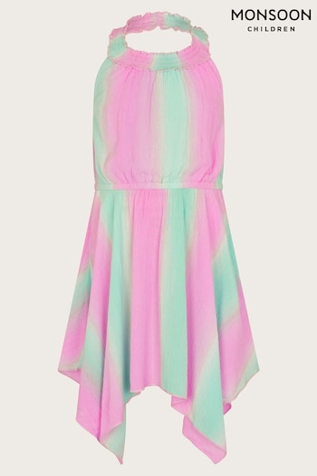 Monsoon Tie Dye Halter Neck Dress (K92346) | £26 - £30