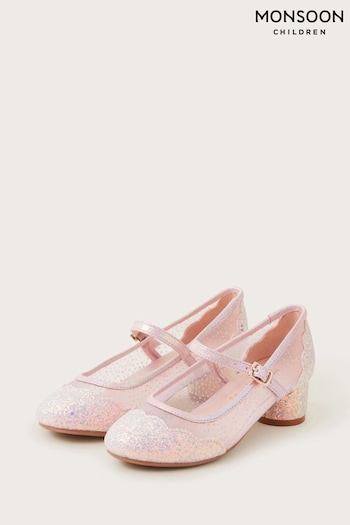 Monsoon Pink Annabelle Princess Heels (K92366) | £29 - £33