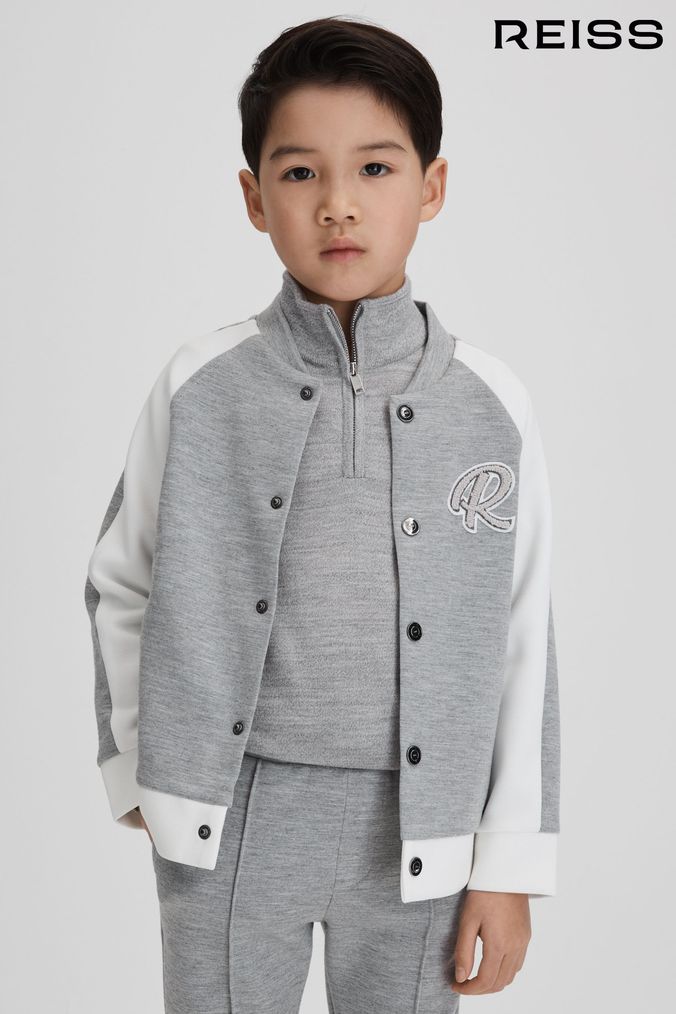 Buy Boys Jackets Bomber Grey Online Next UK