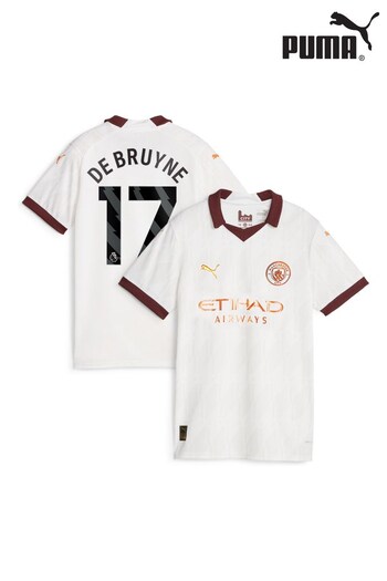 Puma White Manchester City Away Shirt 2023-24 (K92550) | £90