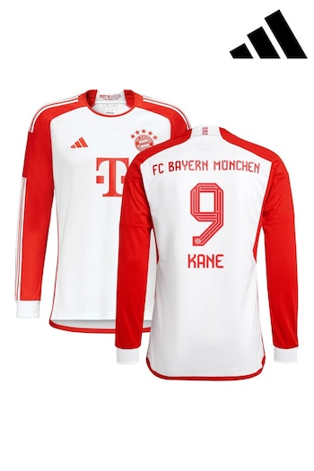 adidas White FC Bayern Home Shirt 2023-24 (K92557) | £108