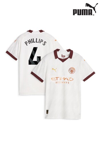 Puma White Manchester City Away Shirt 2023-24 (K92582) | £90