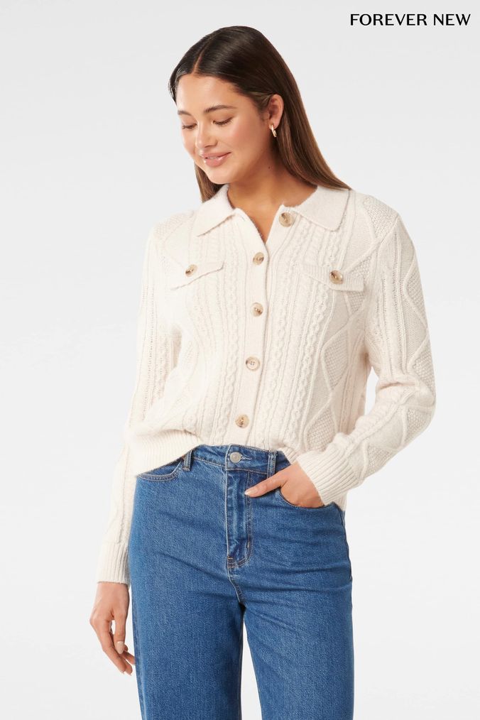 Buy Women s Cardigans Forever New Knitwear Online Next UK
