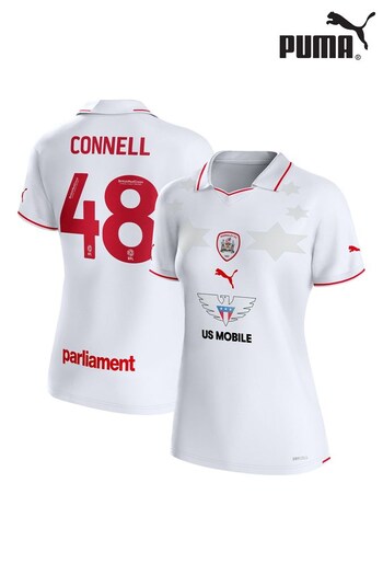 Puma jolin White Barnsley Away Shirt 2023-24 - Connell 48 (K92760) | £65