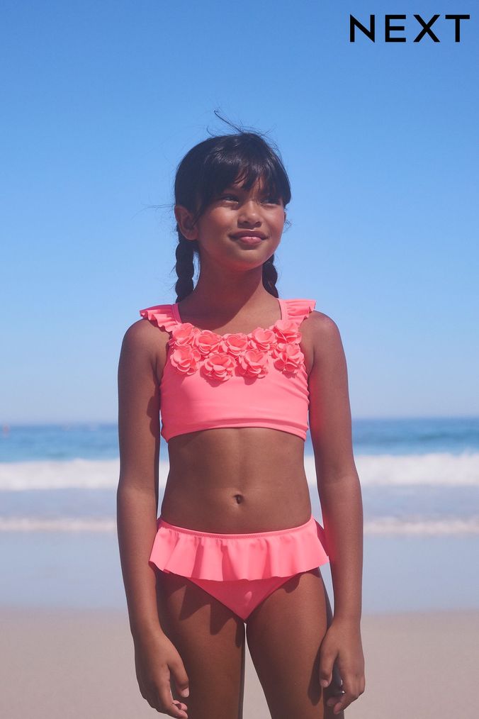 Buy Girls Swimsuits Pink Swimwear Online Next UK