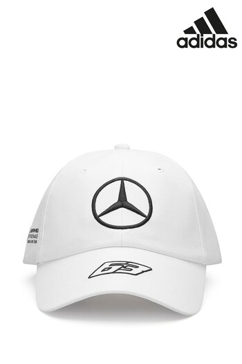 adidas White Mercedes AMG Petronas F1 2023 George Russell Cap (K92866) | £43