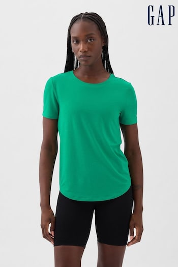 Gap Green Breathe Short Sleeve Crew Neck T-Shirt (K93393) | £30