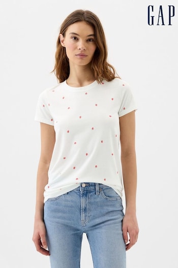 Gap White Favourite Graphic Short Sleeve T-Shirt (K93398) | £12