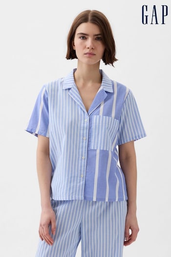 Gap Blue Poplin Pyjama Shirt (K93428) | £20