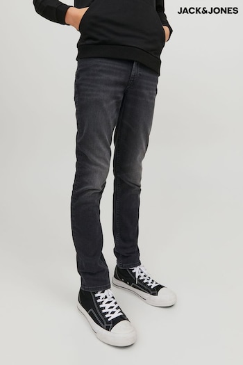 JACK & JONES Black Slim Tapered Jeans (K93432) | £28