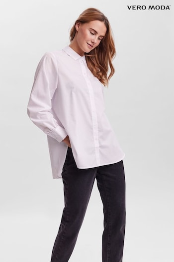 VERO MODA White Relaxed Fit Shirt (K93436) | £30