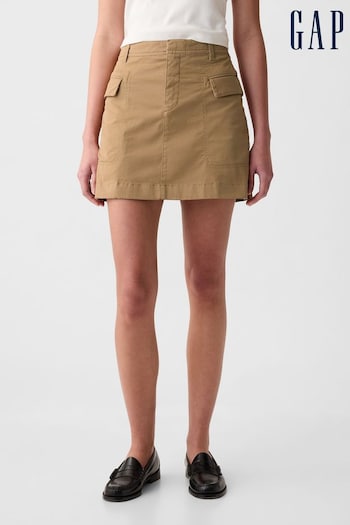 Gap Tan Brown Cargo Mini Skirt (K93437) | £35