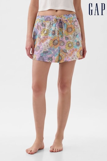 Gap Purple Poplin Pyjama Shorts (K93455) | £25