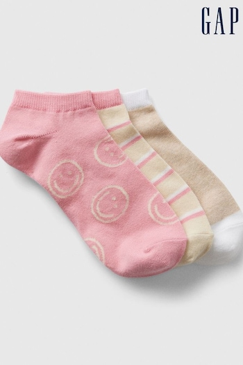 Gap Pink Ankle Socks 3-Pack (K93471) | £10