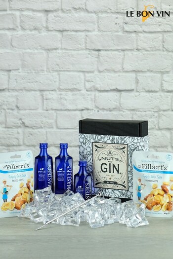 LeBonVin Miniature Gins with Nuts Christmas Gift (K93473) | £27