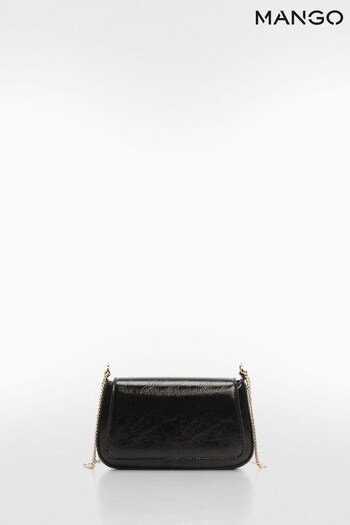 Mango Patent Leather-Effect Chain Bag (K93530) | £23