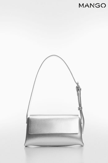 Mango silver shoulder bag (K93563) | £30