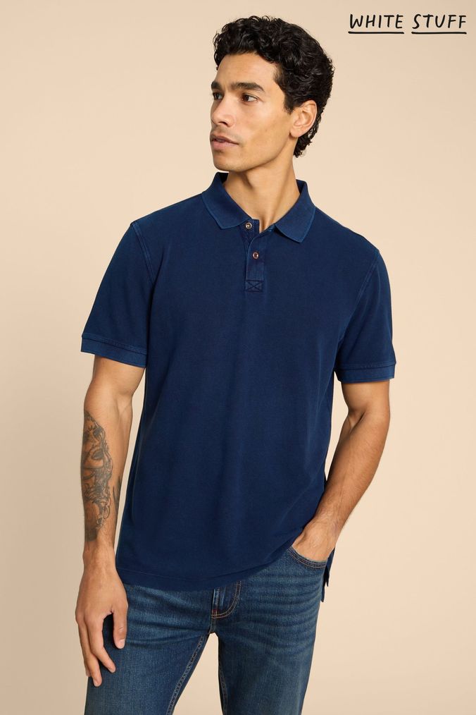 Buy Men s White Stuff Polo Shirts Tops Online Next UK
