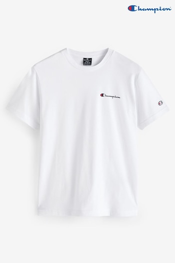 Champion Crewneck White T-Shirt (K93801) | £22
