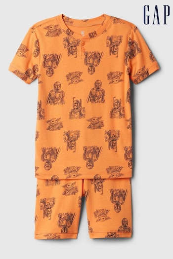 Gap Orange Star Wars Organic Cotton Pyjama Set (4-13yrs) (K93818) | £25