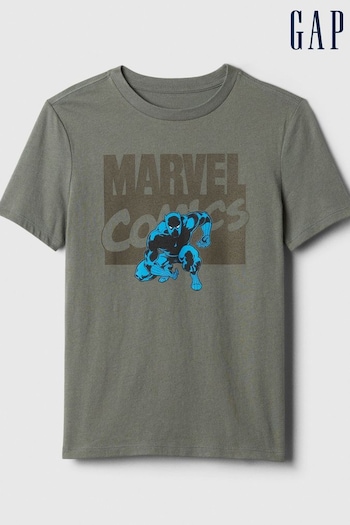 Gap Grey Marvel Avengers Graphic Short Sleeve T-Shirt (4-13yrs) (K93838) | £14