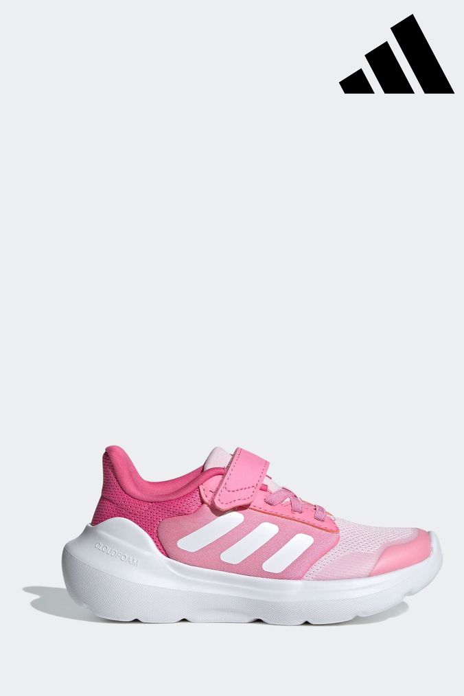 Pink adidas ladies trainers top