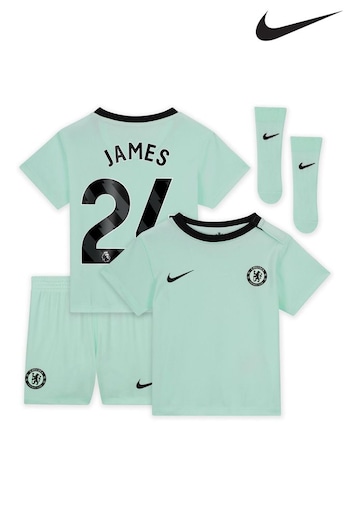 Nike Stefan Green Chelsea Third Stadium Kit T-Shirt 2023-24 Infants (K93954) | £68