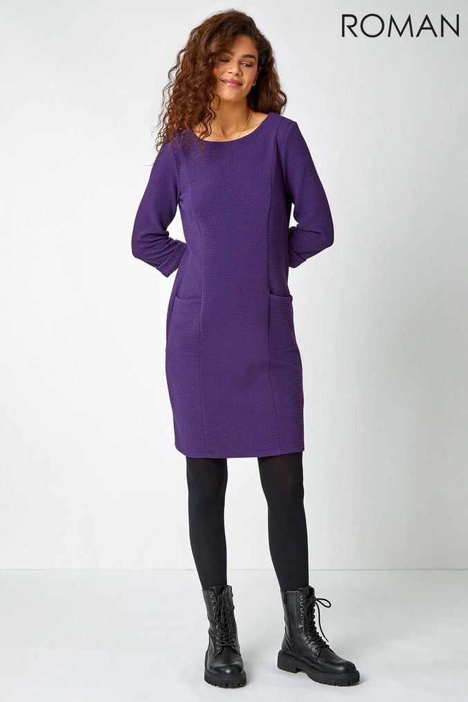 Purple Shift Dresses Next