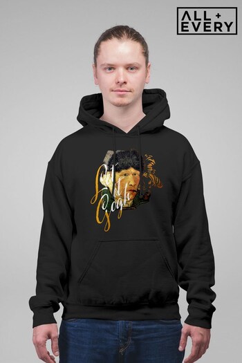 All + Every Black Let It Gogh Mens Hooded Sweatshirt (K94079) | £40