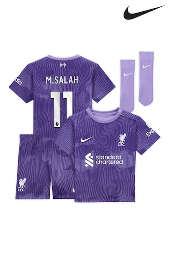 Nike Purple Liverpool Third Stadium Kit Mini T-Shirt 2023-24 (K94241) | £68