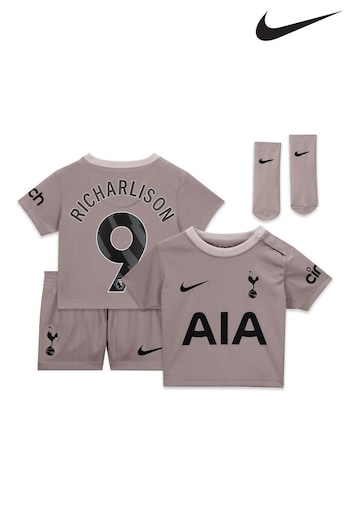 Nike Grey Chrome Tottenham Hotspur Third Stadium Kit T-Shirt 2023-24 (K94276) | £68