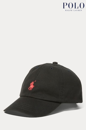 Polo Ralph Lauren Boys Cotton Chinos Baseball Black Cap (K94350) | £37