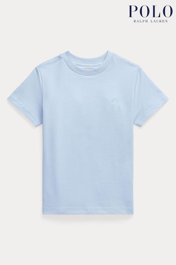Polo MEN Ralph Lauren Boys Cotton Jersey Crew Neck T-Shirt (K94361) | £42 - £45